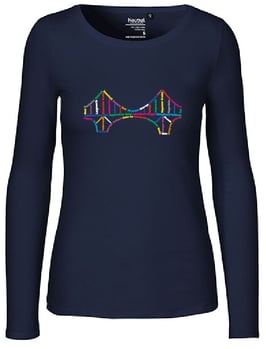 Wilhelmshaven "KW-Brücke Stadtteil" Lady-Longsleeve II