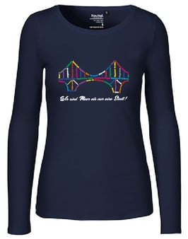 Wilhelmshaven "KW-Brücke Stadtteil" Lady-Longsleeve