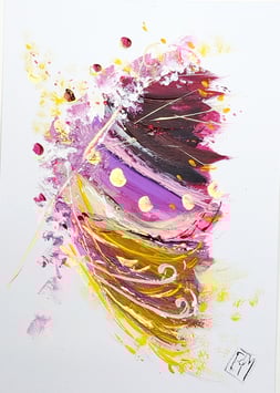 Acrylique originale n°10 sur papier