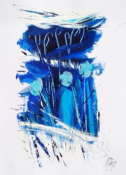 Acrylique originale n°4 sur papier