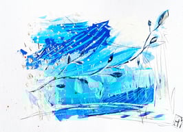 Acrylique originale n°14 sur papier