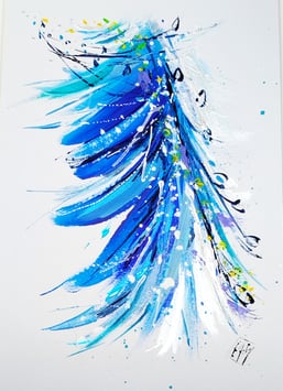 Acrylique originale n°9 sur papier