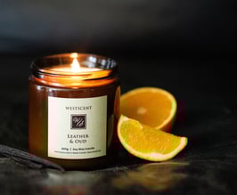 Candle - Leather and Oud