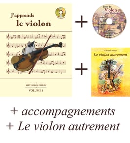 Volume 1 PREMIUM de J'apprends le Violon