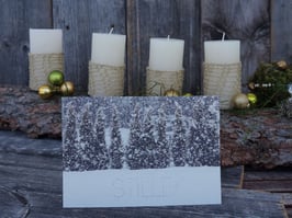 Weihnachtskarte "Winterzauber in der Stille"