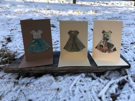 Greeting Card Origami Dress