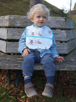 Bib - Cats Playing with Wool