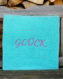 Filzkissen Glück