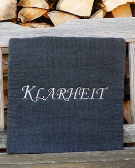 Filzkissen KLARHEIT