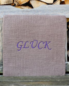 Filzkissen Glück