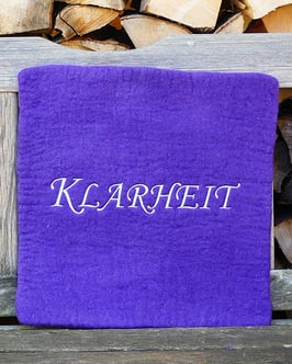 Filzkissen KLARHEIT