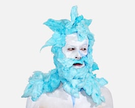 Francisco Uceda. Untitled with Blue Cotton Candy (de la serie i_Candy)