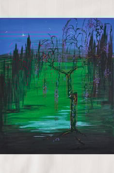 Ölgemälde – „Waldblütensterne“