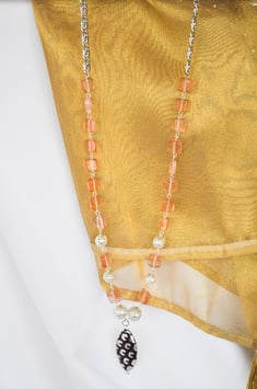 Kette „Perlenzauber“ in rosé und rot