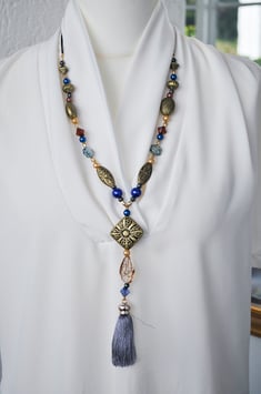 „Traumsucher“ in blau/braun/gold