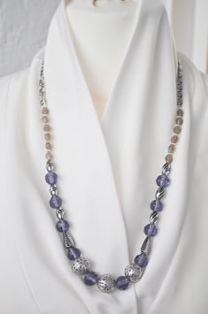 „Perlenzauber“ in lilarosé