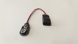 Adapter: 9V-Block zu USB (Stromversorgung)