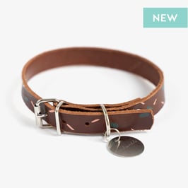 Lederhalsband 'GIEGERLA'