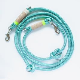 Pastelltürkise Leine 'PLÄTSCHERLA'