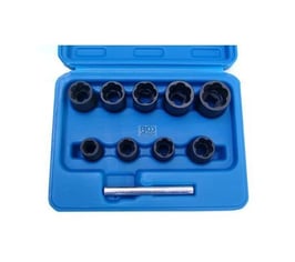 Spezial-Steckschlüsseleinsätze, 10-19 mm, 10 (3/8), 10-tlg. (Art. 5265)