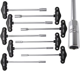 T-Griff Steckschlüssel-Satz, 9-tlg. (Art. 7801)