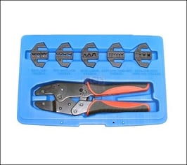 Crimpzangensatz mit 5 Paar Backen (Art. 1410)