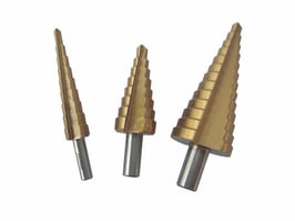 Stufenbohrerset, 3 teilig