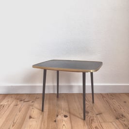 TABLE D'APPOINT PIEDS COMPAS 50'S