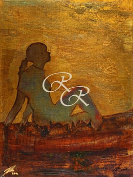 Frau im Gegenlicht 2