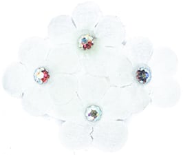 FLEUR SWEETIES BLANC CRISTAUX IRISES