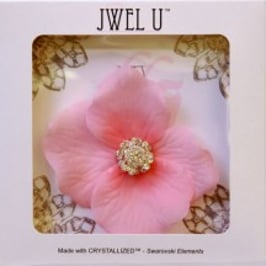 FLEUR ROSE CLAIR 33 STRASS