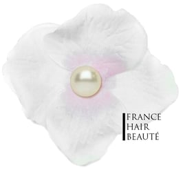 FLEUR PERLE NACRE BLANCHE