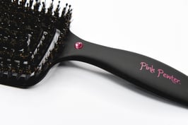 PINK PEWTER "EXTREME VENTED FLEX" LARGE NYLON CONTOURED STYLING BRUSH