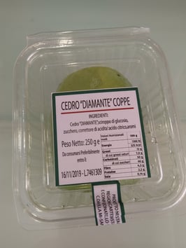 Kandierte Zitronatzitrone