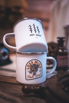 SBTC Lose Mind Enamel Mug