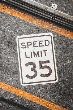 Speed Limit Blechschild