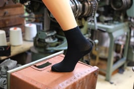 Venen Socken schwarz