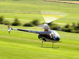 Helikopter selber fliegen R22