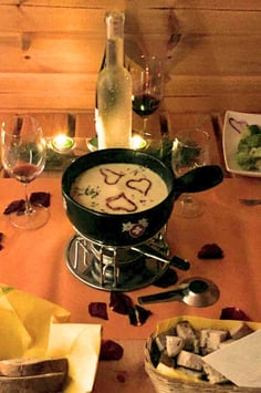 Fondue-Flug mit Landung Mürren
