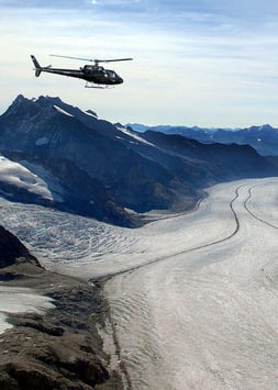 Rundflug mit Gletscherlandung*