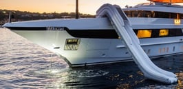 5m Inflatable Yacht Slide by Superyacht Inflatables
