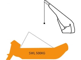 Tender (with Outboard Engine) Lifting Sling for SWL 500 KG (Crane)