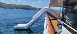 4m Inflatable Yacht Slide by Superyacht Inflatables