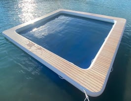 4 x 4m Skinny Sea Pool by Superyacht Inflatables