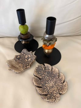 19. November Kleine Kerzenständer mit 2 Schäleli