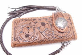 GODANE（ゴダン） カービング サドル レザー ヴィンテージ カラー 長財布 ロングウォレット バイカーズ メンズ spcw725vtgbrcoinlpv