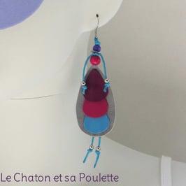 Boucles d'oreille COTINES modèle n°46 (ou votre prénom ?)