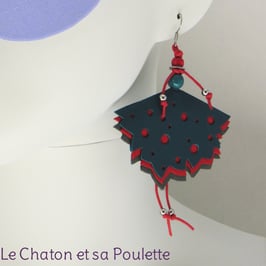 Boucles d'oreille COTINES modèle n°47 (ou votre prénom ?)