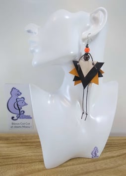 VENDUES ! Boucles d'oreille COTINES modèle n°22 (ou votre prénom ?)