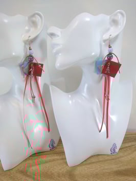 VENDUES ! Boucles d'oreille COTINES modèle n°24 (ou votre prénom ?)